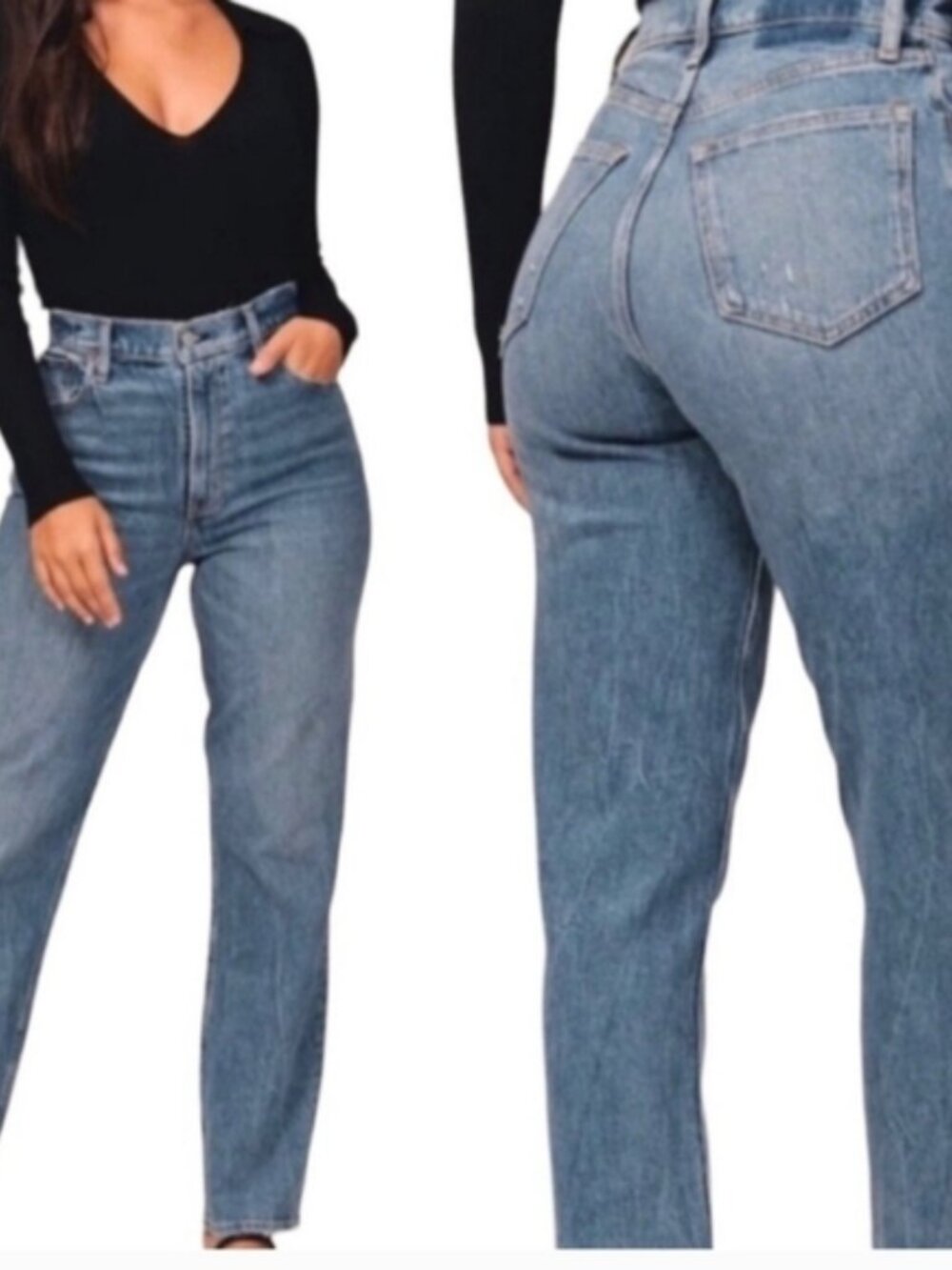 Abercrombie & Fitch The 90’s Straight Ultra High Rise Mom Jeans 30/10 - Picture 9 of 10